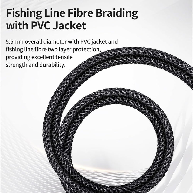 XLR Cable 16 Feet/5 Meter 2 Pack 3 Pin Microphone Female to Male Balanced Shielded Cable, Fibre Braiding with 22AWG Oxygen-Free Copper(OFC) Mic Cord for Speaker and Audio System 16ft(5 meter)