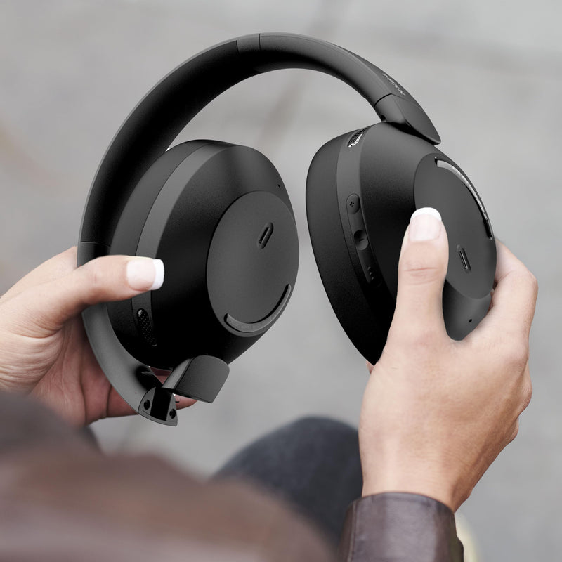 MIXX StreamQ C4 Wireless Noise Cancelling Headphones, Black