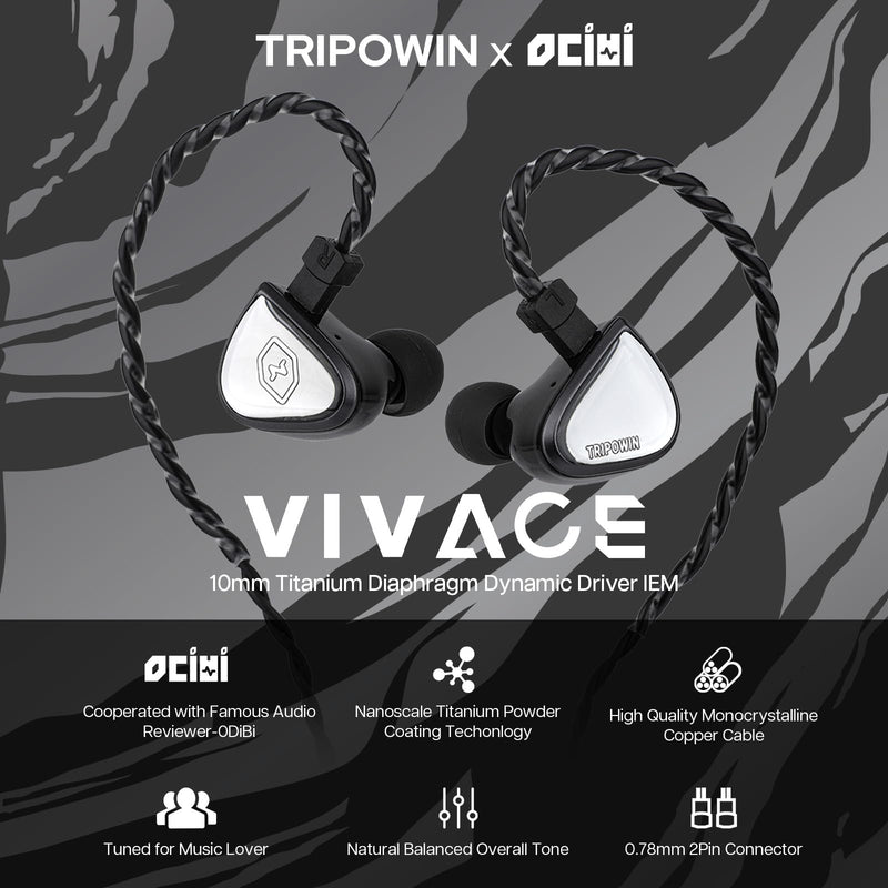 Linsoul Tripowin x 0DiBi: Vivace in Ear Monitor + Kiwi Ears Allegro Mini Portable IEM DAC