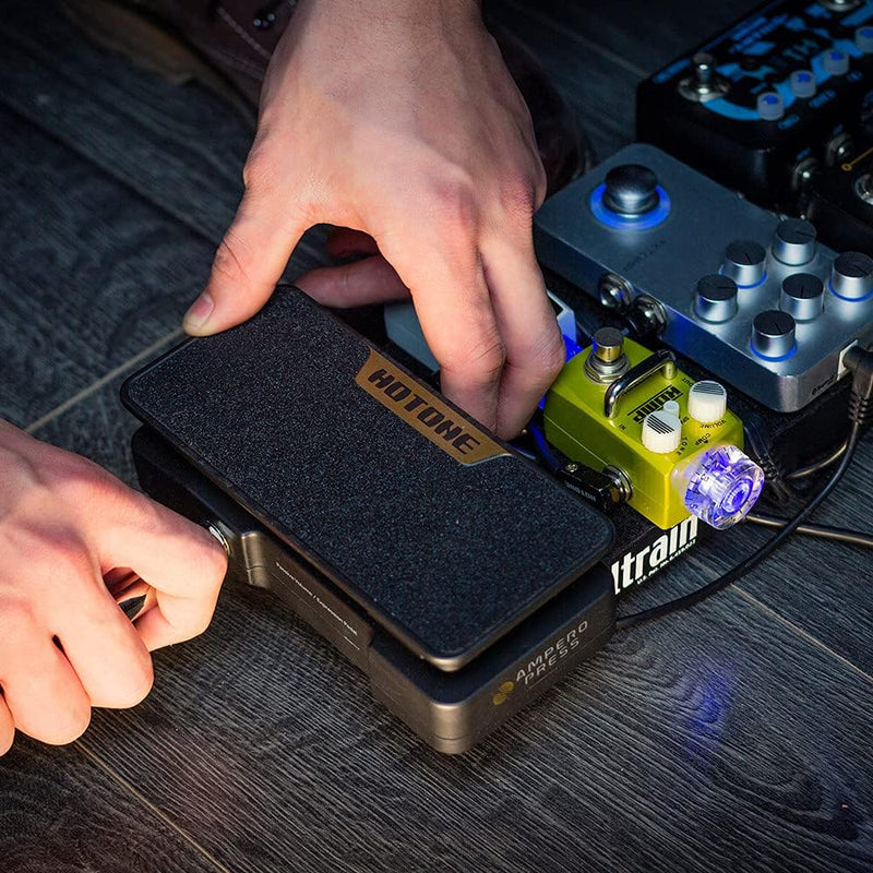 HOTONE Volume Expression 2 in 1 Guitar Effects Pedal Passive EXP Ampero Press Guitar Pedal(Included 1 PCS Additional 15 CM TS Cable) Ampero Press 2 in 1