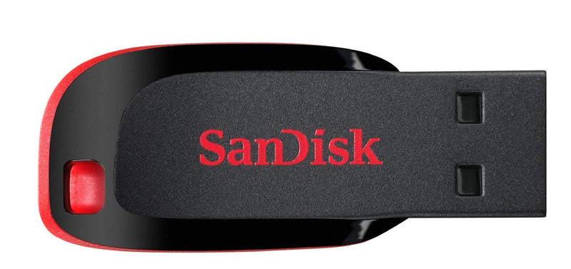 SanDisk 64GB Cruzer Blade USB 2.0 Flash Drive SDCZ50-064G-B35 - Bundle with (1) Everything But Stromboli Lanyard