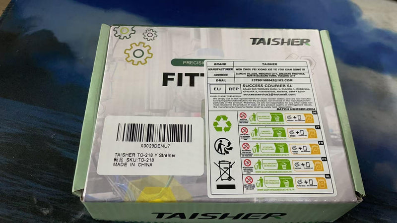 TAISHER 1PCS 304 Stainless Steel 3/4" BSP Female WYE Y Strainer Mesh Filter Valve CF8 WOG
