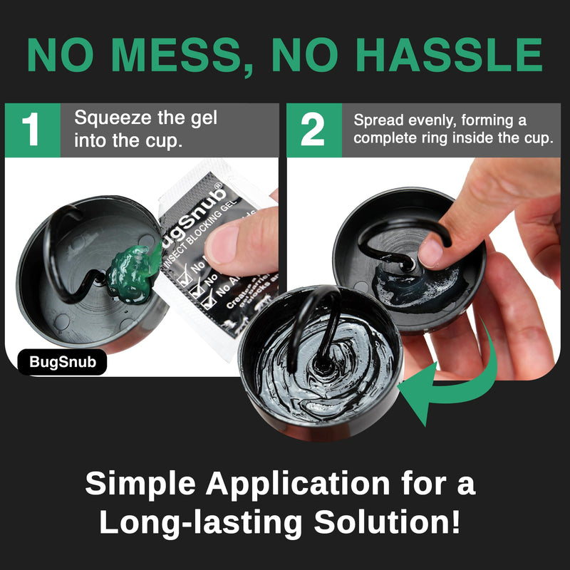 [AUSTRALIA] - Hanging Ant Guard (3-pack)- Waterless Ant Defense for Hummingbird Nectar Feeders, Unique Upside-down Design, No Liquid Moat, Metal Hooks 3 Pack 