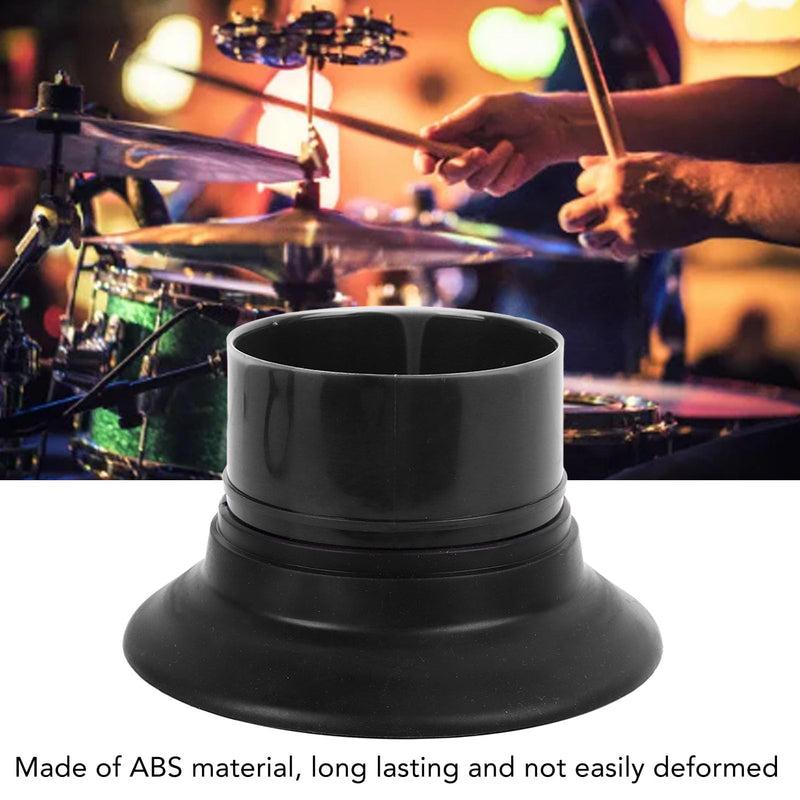 [AUSTRALIA] - Kick Drum Enhancer, Drum Bass Speaker Expands Frequency Enhances Musical Effect with Port Hole Protector for Performance (WP06 Black) WP06 Black 