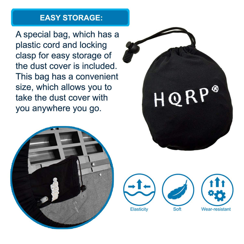 [AUSTRALIA] - HQRP Elastic Dust Cover w/Bag compatible with Casio LK-265 LK265 LK-280 LK280 WK-6600 WK6600 WK-7600 WK7600 WK-245 WK245 Electronic Keyboards Digital Pianos 