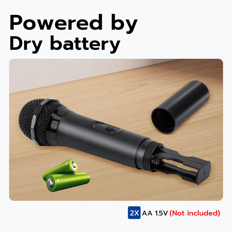[AUSTRALIA] - Mcbazel Wireless USB Gaming Microphone Compatible with Xbox Series X/S, PS5, Switch OLED, NS Switch/Switch2, PC, PS4, PS3, PS2, Xbox One X/S, Xbox One, Xbox 360, Wii 1 Pack 