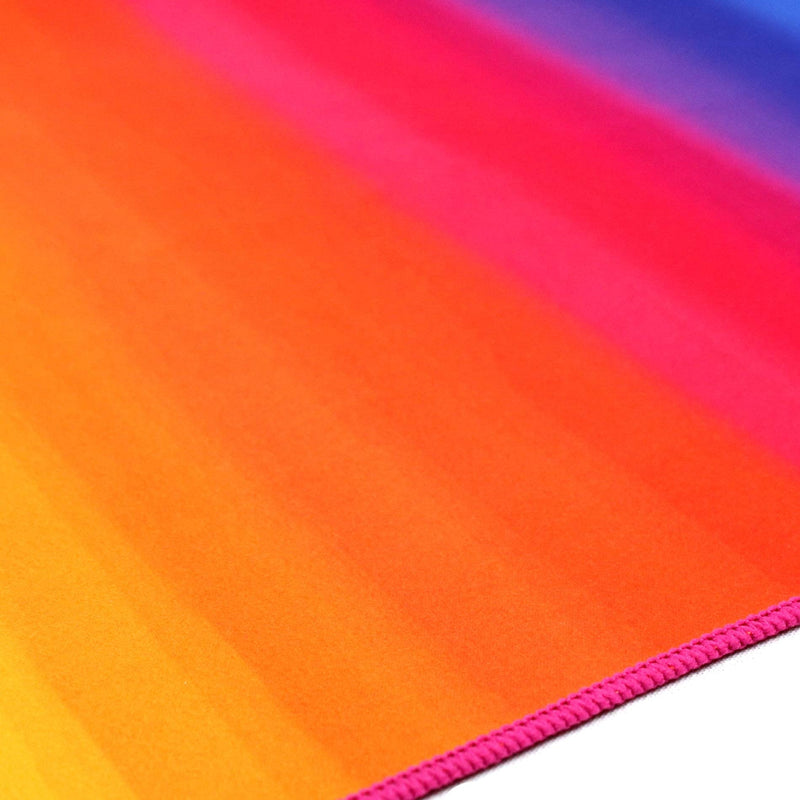 [AUSTRALIA] - Beaumont Hazy Rainbow Musical Polishing & Cleaning Patterned Instruments Trumpet Clarinet Sax Flute Recycled Microfibre Cleaning Cloth Brass Silver 40 x 30 cm (BFC4030-HR) 
