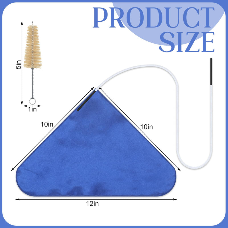 [AUSTRALIA] - Teenyyou 8 Pcs Clarinet Swab Cloth Silk Clarinet Cleaning Kit Swab Cleaning Cloth and Mouthpiece Brush for Piccolo Flute Sax Saxophone Trumpet 