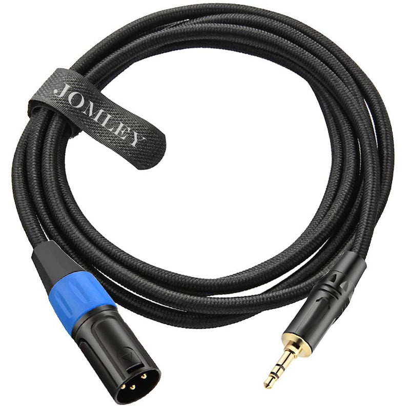 3.5mm to XLR Cable, XLR to 3.5mm Unbalanced Aux Micphone Cbale, 1/8 inch Mini Jack Stereo to XLR Male Cord Adapter for Cell Phone, Laptop, Speaker, Mixer - 3.3ft 3.3 feet