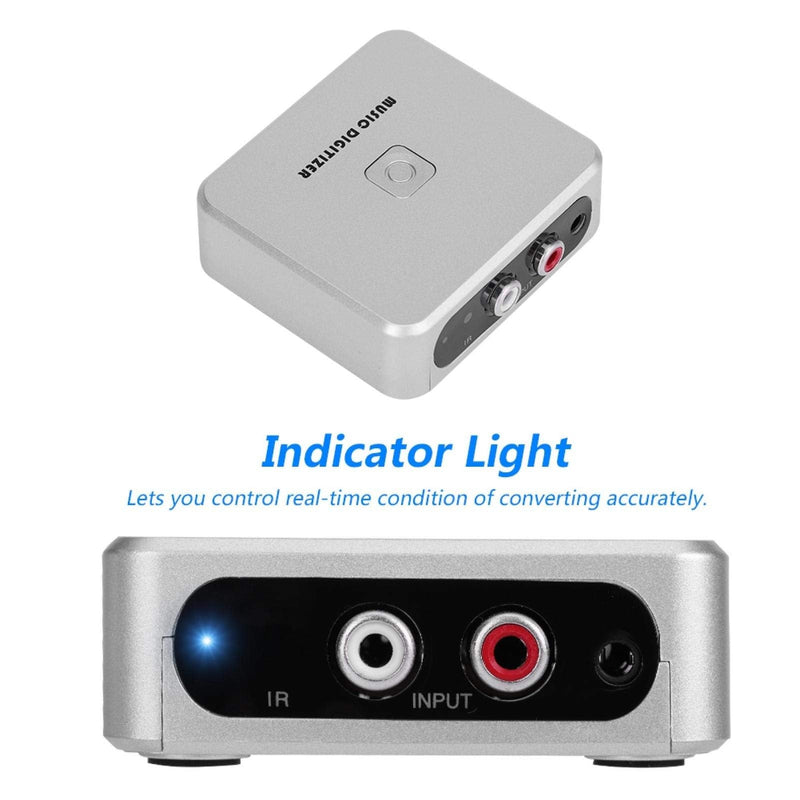 Multifunctional MP3 Digitizer Audio Capture Box Left Right Channels Music Digitizer Support U Disk SD Card