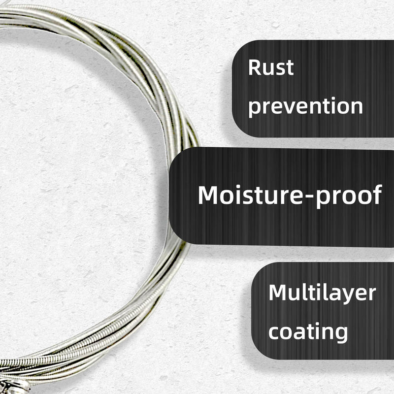 Nickel Wound Bass Guitar 4 Strings Electric Bass String Replacement Set Instrument Accessories,Regular Light,Medium Gauge,Easy To Press For Novices,Essential for a Bassist(2Pack) 2Pack