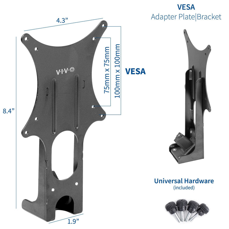 VIVO Quick Attach VESA Adapter Plate Bracket Designed for Samsung CF397, CRG5 Monitors, 32 inch Full HD Curved Screens, MOUNT-SG03CF