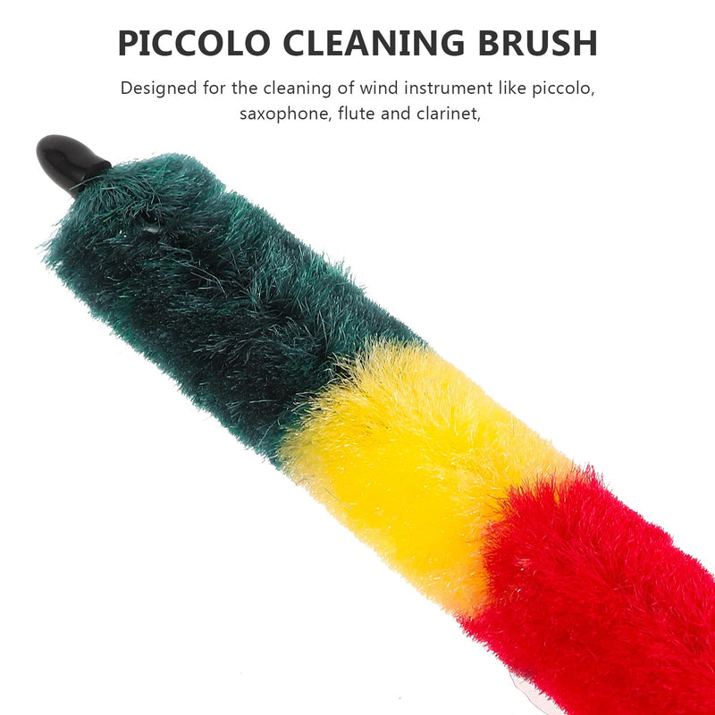 ibasenice 2pcs Piccolo Brush Piccolo Clean Brush Piccolo Cleaning Tools Piccolo Cleaner Brush Music Instruments Cleaning Kits Instrument Cleaning Tool Saliva Cotton Thread Straw