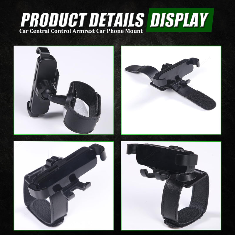Phone Mount for Car, Dashboard Mount Compatible with Chevrolet Corvette C7 2014-2019 Center Console Handsfree Car Phone Holder, Telescopic Arm Holder, 1 Pack