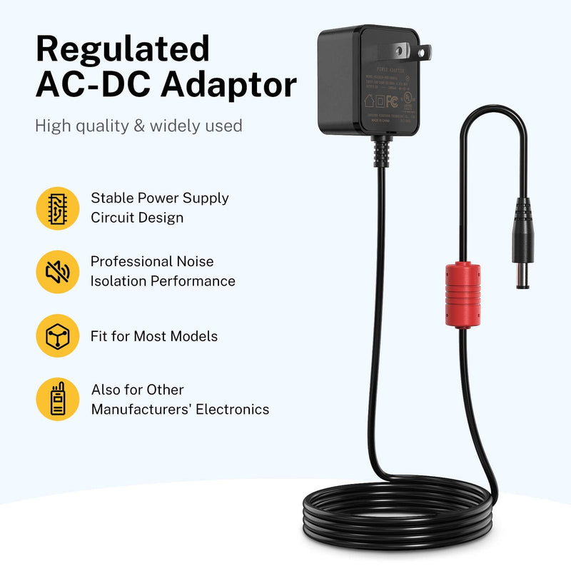 [AUSTRALIA] - Donner DPA-100 Guitar Pedal Power Supply Adapter 9V DC 1A Tip Negative 5 Way Daisy Chain Cables for Effect Pedal 