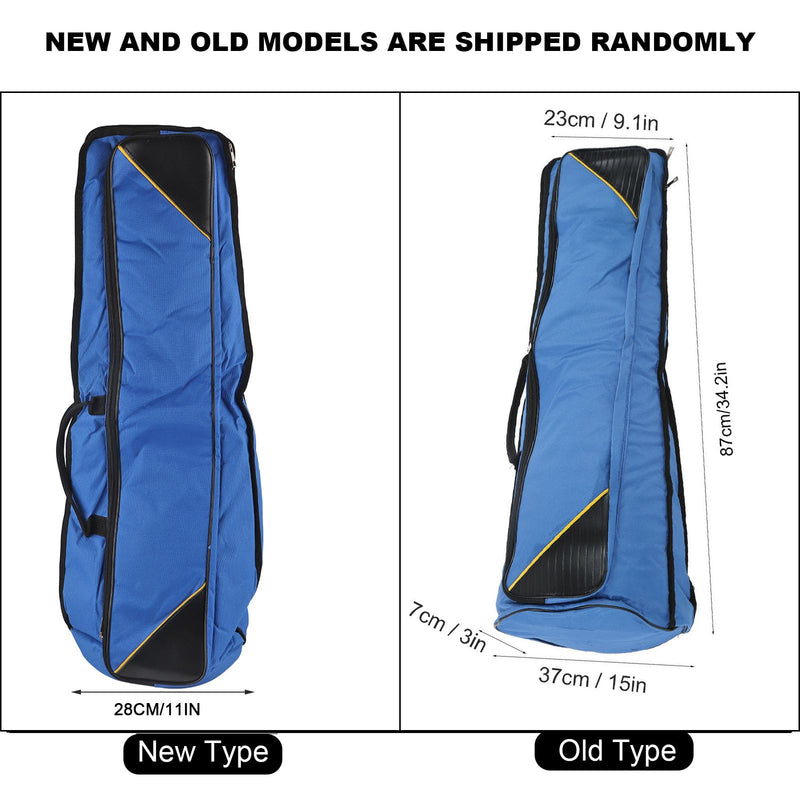 Trombone Bag, Oxford Cloth Trombone Shoulders Bag Handbag, Trombones Gig Carrying Backpack Case for Musical Instrument (Blue) Blue