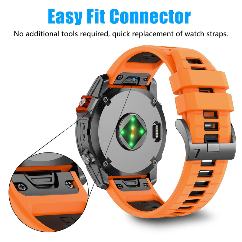 20mm Watch Band Compatible with Garmin Fenix 8 AMOLED 43mm/ 7S/ 7S pro/ 6S/ 6S Pro/ 5S/ 5S Plus,Quick Fit Replacement Strap for Epix Pro/Approach S70 42mm/Descent Mk3 3i 43mm/ Mk2s