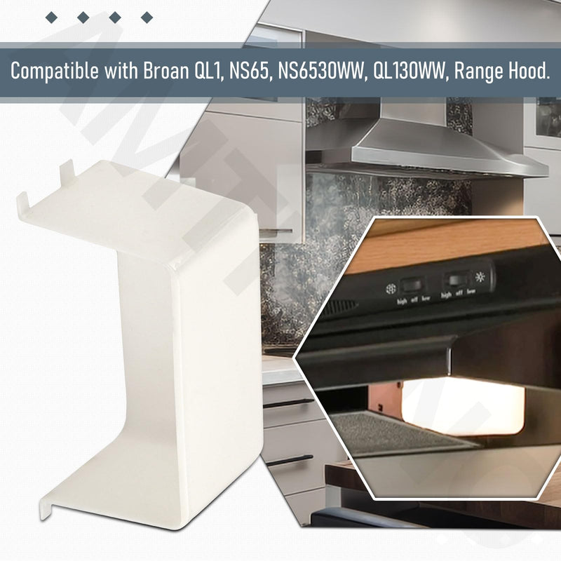 AMTHKNO SR401650 Light Cover Lense Compatible with Broan R401650 AP5613955 QL1 NS65 Range Hood