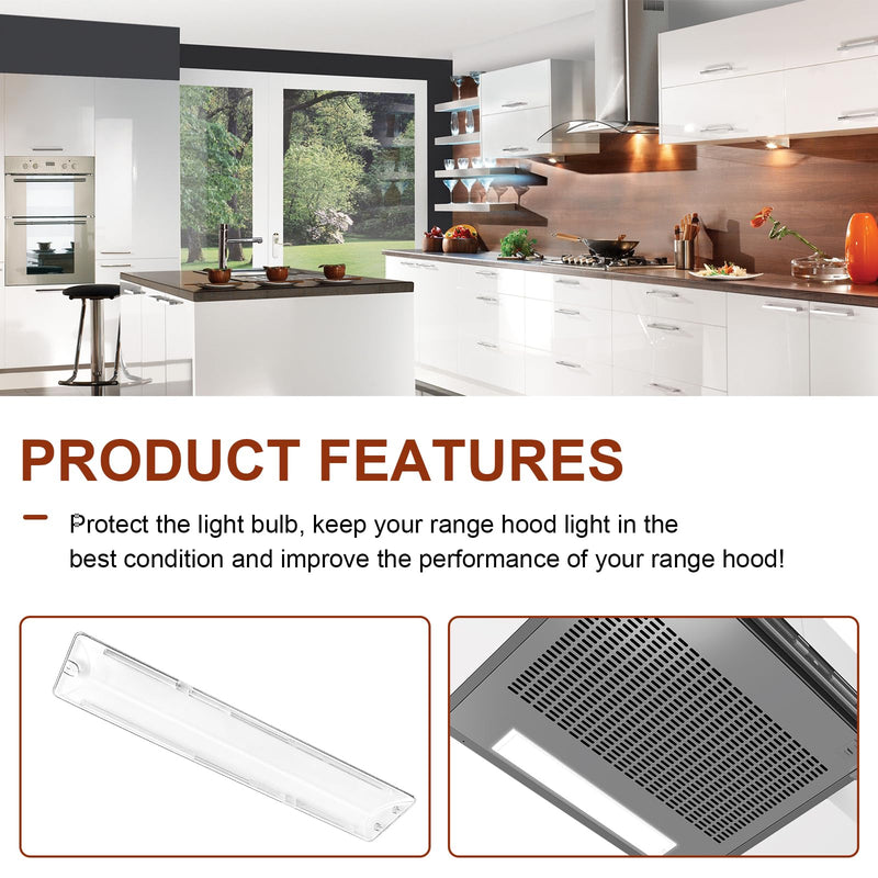 [AUSTRALIA] - Magluv SB03294757 Range Hood Light Lens Replacement for Broan Range Hood Parts RME50000, PM250, Range Hood Light Lens Cover, 1 Pack 
