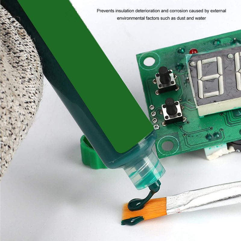 UV Solder Stop Paint, Pack of 6 10 cc UV Hardening Soldering Ink Soldering Masks Ink, Solder Mask Ink UV-Hardening Soldering Mask Ink UV-Hardening Pcb Bga Soldering Resistance Ink Prevents Corrosive