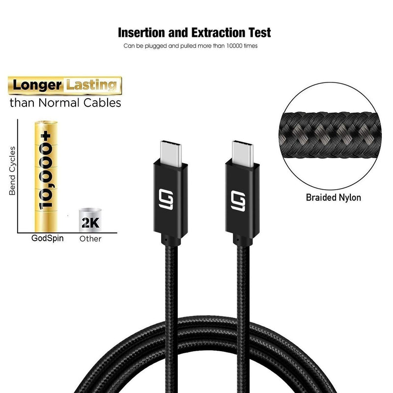 USB C Coupler Adapter 40Gbps 2 Pack USB C Type C Angled USB-C Female to Female Adapter 8k at 60hz and USB C to USB C Cable 20Gbps SuperSpeed USB 100W USB 3.1, 3.2 Thunderbolt 3 Braided Dual 4k