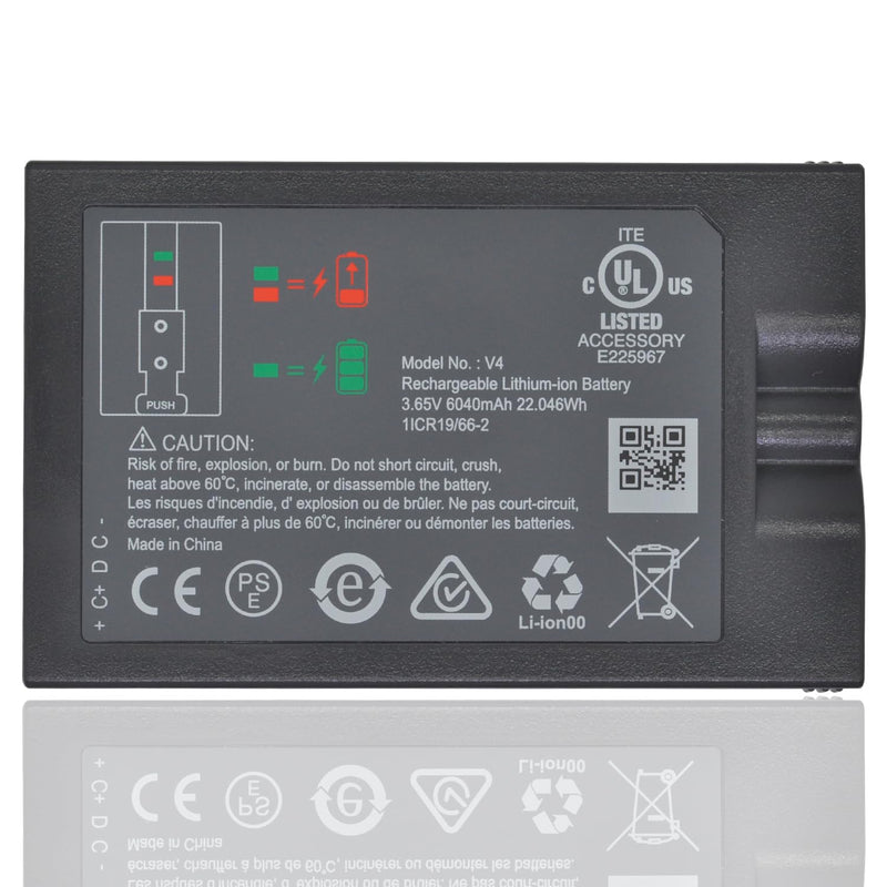 [AUSTRALIA] - New V4 Battery for Ring-Doorbell-Camera 1/2/3/4/3+/3plus, Stick-Up Cam (2nd & 3rd Gen), Peephole/Spotlight Camera/Spotlight Cam solar/Camera Indoor Outdoor 3.65V 6040mAh 