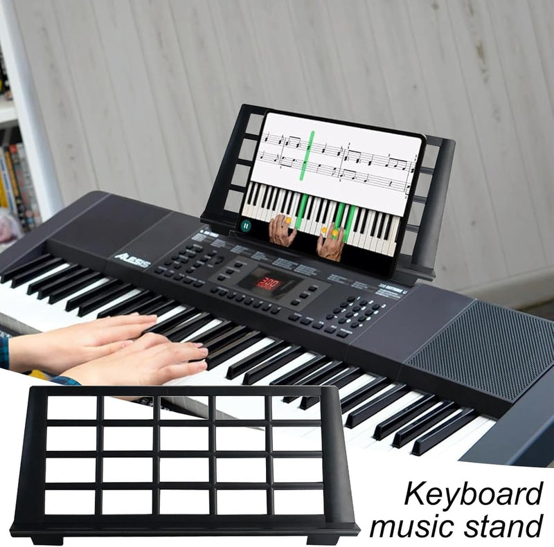 Black Keyboard Music Stand, Electronic Sheet Music Stands Holder, Piano Stand, Musical Instrument Parts Organ Holder, Instrument Accessories