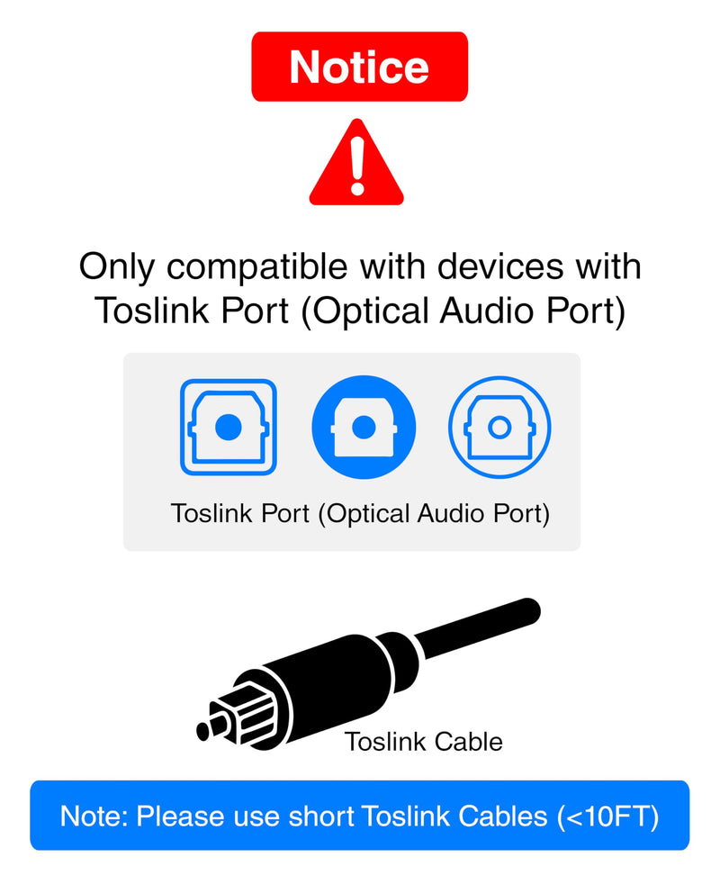 [AUSTRALIA] - BlueRigger Digital Optical Audio Splitter 1x2 (1 in 2 Out Unidirectional Toslink Splitter, Support LPCM2.0, Dolby Digital, DTS 5.1)- for Home Theatre, Xbox, DVD, TV, Receiver, Sound Bar Toslink Passive Splitter 