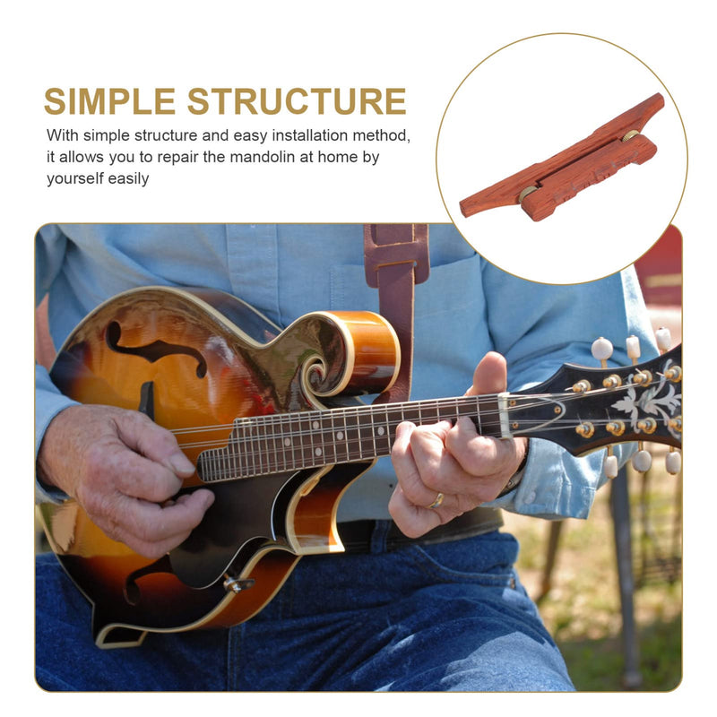 Musical Instruments Guitar Accesories Ebony Mandolin Bridge Adjustable Guitar Strings Bridges Compensated Guitar Replacement Parts Accessories Musical Instrument Guitar Accessories