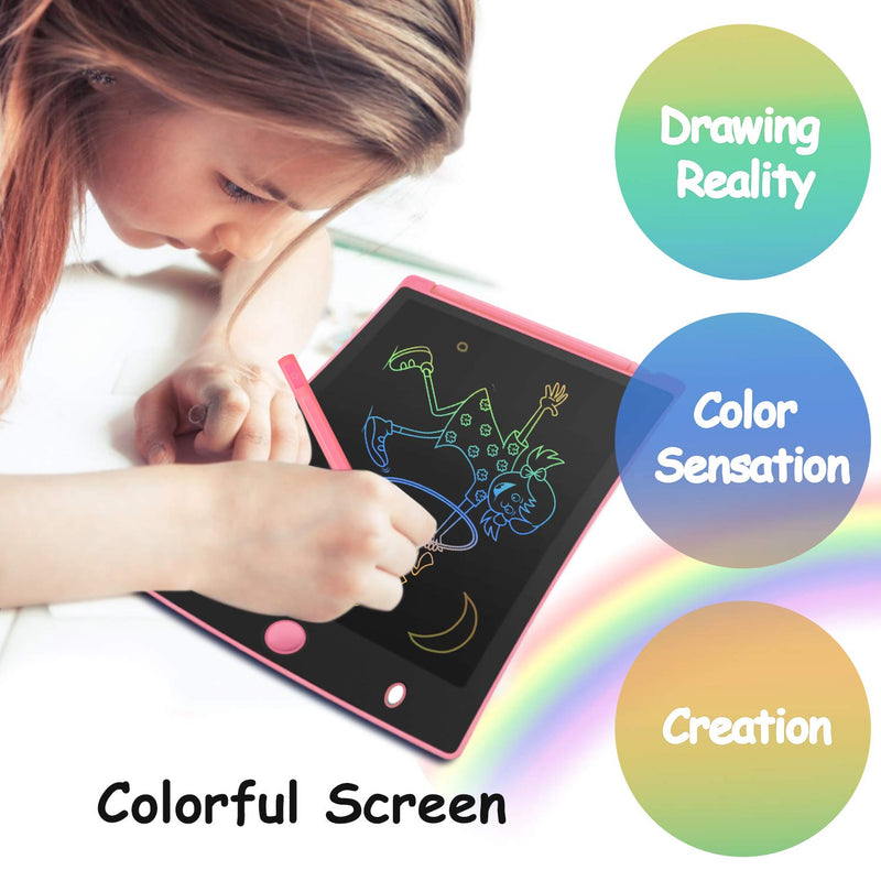 ORSEN LCD Writing Tablet, Colorful Doodle Board Drawing Pad for Kids, Drawing Board Writing Board Drawing Tablet, Educational Christmas Boys Toys Gifts for 2 3 4 5 6 Year Old Boys, Girls