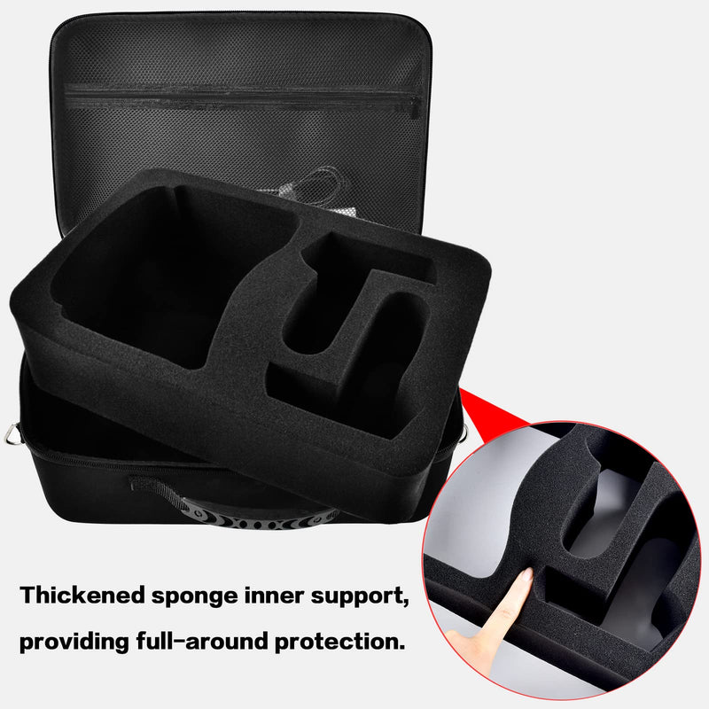 Comecase Hard Carrying Case for Oculus Quest 2 All-in-One VR Gaming Headset with Rose Gold Carrying Case Compatible for Beats Solo3 / Beats Solo2