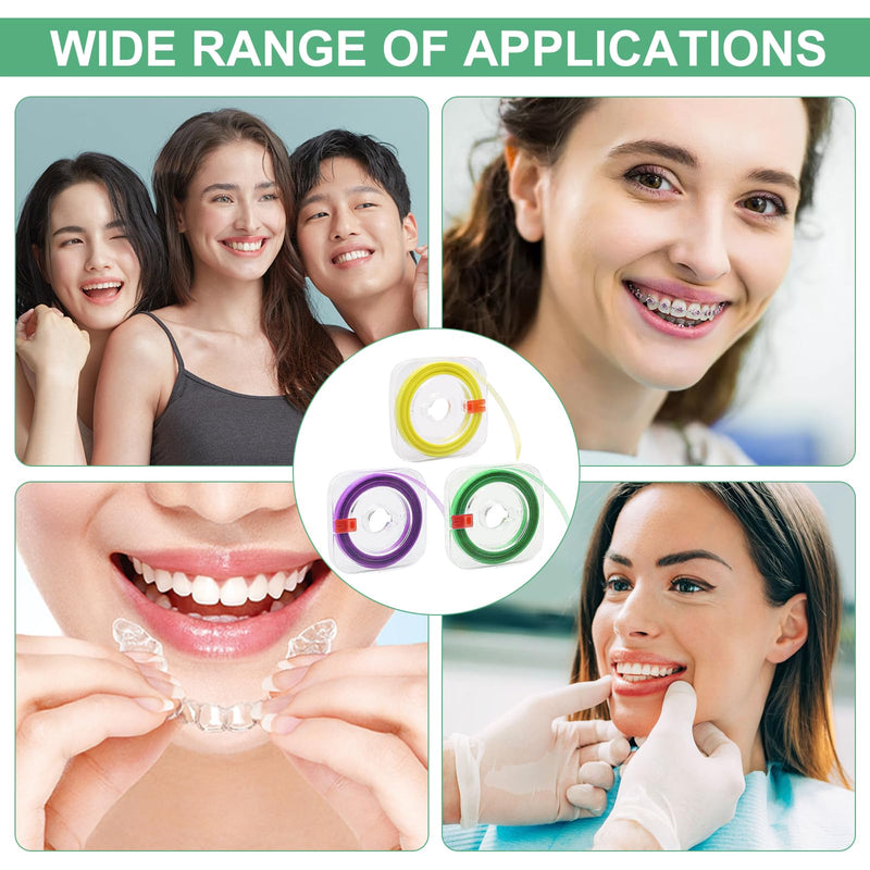 Zimoer Tooth Sandpaper, 3 Volumes Dental Polishing Strips, 20/30/50μm Size of Grains, Teeth Sandpaper for Spaces, Interdental Sanding Tools for Polishing Teeth, 4 mm x 6 m / Rolls