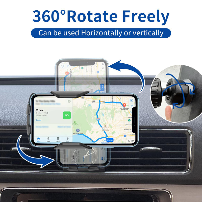 Car Phone Mount for Volkswagen Passat 2012-2017 Phone Holder Navigation,Fit for Passat Cellphone Mobile Cradle Auto Accessories Bracket Anti-Shake,360 Degree Rotation,Compatible for All Cell Phones