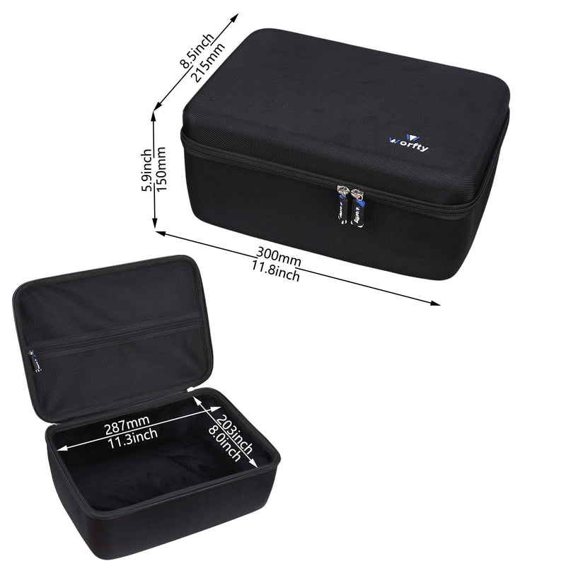 Case for Boss GX-10 Guitar Effects Processor, Hard Travel Carrying Storage Bag for Boss GX-10 Guitar/Bass Multi-effects Pedal (Black) Black