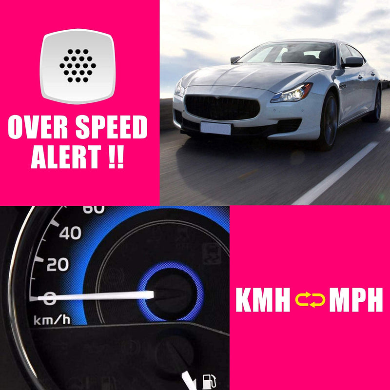 Truck GPS Speedometer 6.2 inch Extend Digital Display Vehicle Odometer Trip Meter Course Overspeed Alarm MPH/KMH