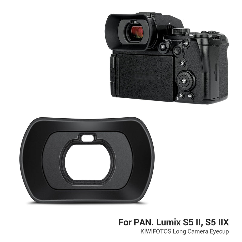 LUMIX S5II S5IIX Eyecup Eyepiece，Soft Silicon Extended Camera Eye Cup Viewfinder Special Designed for Panasonic LUMIX S5II S5IIX S5 II S5 IIX S5M2 S5M2X Mirrorless Camera（Upgrade Version）