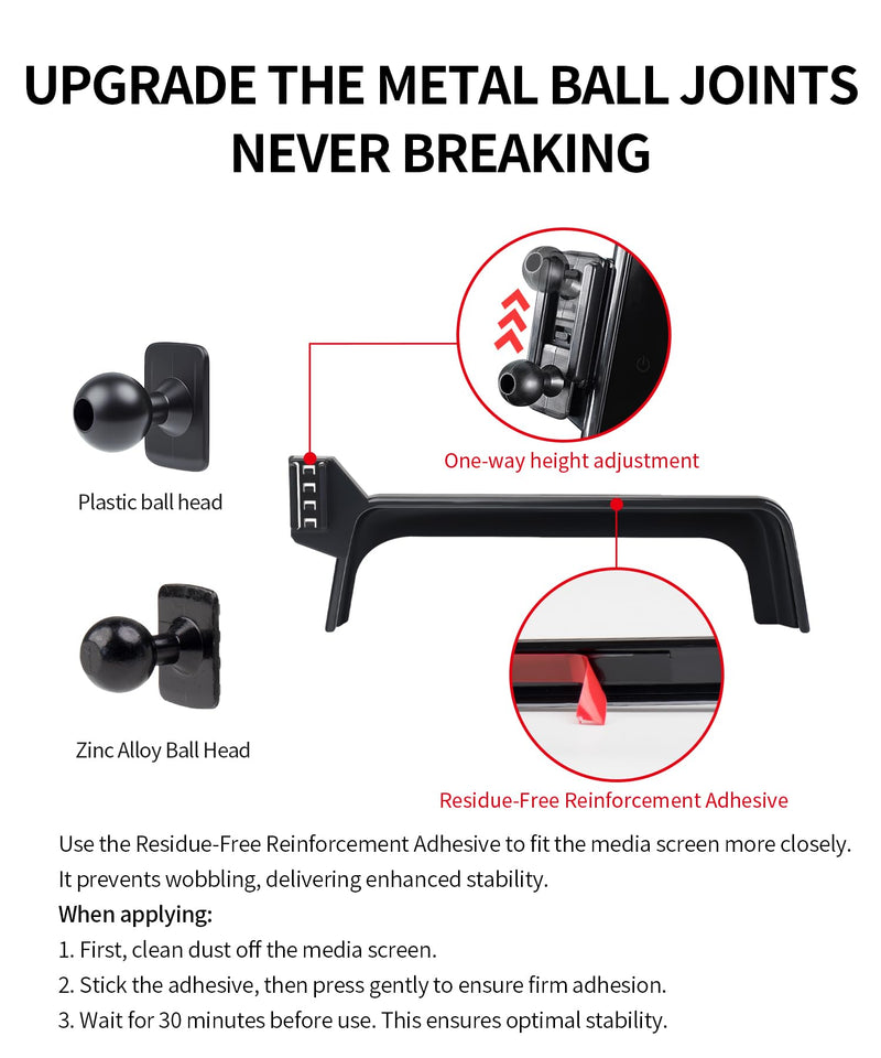 Car Phone Holder for Lexus LX600/LX700h 2022-2026 12.3"Screen Magsafe Mount | Magnetic Accessories Cell Phone Mount Clip Compatible with iPhone, 3D fit Stable Dashboard Navigation Bracket Cradle Stand for 2022-2025 LX600 (12.3 inch screen only)