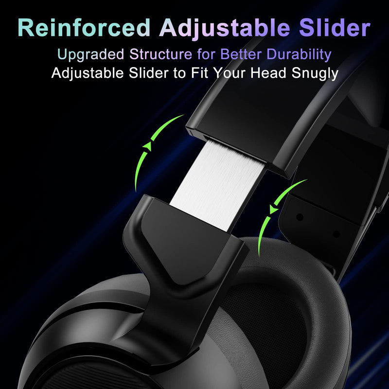 [AUSTRALIA] - Jeecoo V20U USB Pro Gaming Headset for PC - 7.1 Surround Sound Headphones with Noise Cancelling Microphone- Memory Foam Ear Pads RGB Lights for Laptops 
