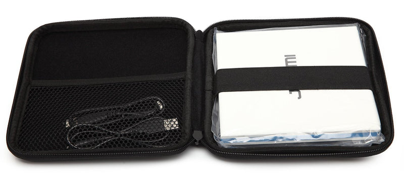 KAYOND® Portable Hard Carrying Travel Storage Case for External USB, DVD, CD, Blu-ray Rewriter / Writer and Optical Drives (Black) Black