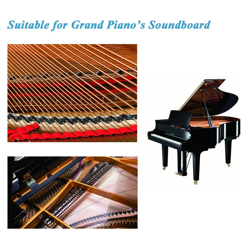 Grand Piano Soundboard Cleaner Acoustic Grand Piano Cleaning Tools Piano Cleaning Helper 2 Sizes Extendable