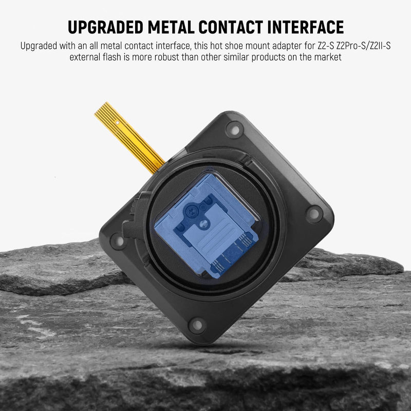 [AUSTRALIA] - NEEWER Z2-S Hot Shoe Replacement, for Z2-S/Z2Pro-S/Z2II-S Round Head Flash Compatible with Sony Camera, Speedlite Hot Shoe Adapter Repair Part with Upgraded Metal Contact Interface 