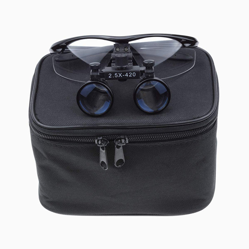 MIke Dental 2 5X 420mm Surgical Binoculars Magnifying Glass (Black)