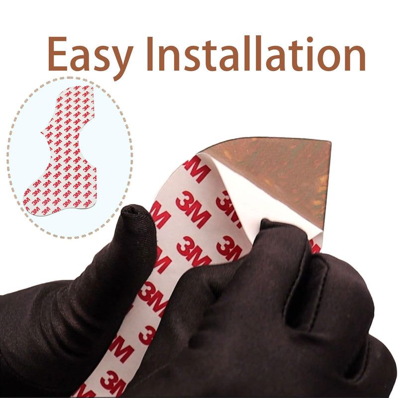 Acoustic Guitar Pickguard 2.4mm Super Scratch-Resistant Tortoise Red No Drill Required (Dark Tortoise) Dark Tortoise