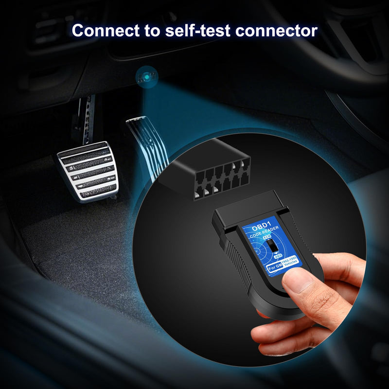 [AUSTRALIA] - JOPLAY OBD1 Scanner and Code Reader ONLY Compatible with GM 1982-1995 Vehicles, ECM ABS Diagnostic Scan Tool with Instructions in English, Spanish, and French (Blue) Blue 
