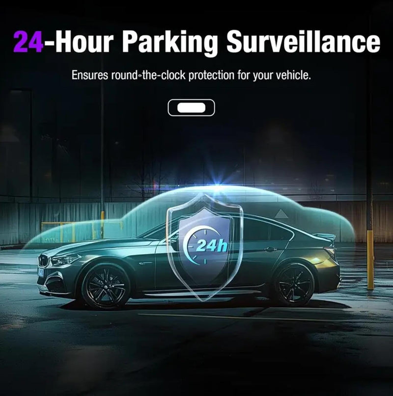 [AUSTRALIA] - Dash Cam，3 Channel Dash Cam Front and Rear Inside, 1080P Full HD Dash Camera for Cars, Free 64GB SD Card, 3”IPS Screen, Night Vision, 170°Wide Angle, WDR, 24H Parking Mode 