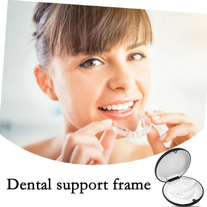 [AUSTRALIA] - Funngy Braces Box, Denture Container, Orthodontic Retainer Case, Denture Box with Mirror and Aligner Removal Tool, Portable Storage Box for Bite Splint, Crunch Splint 