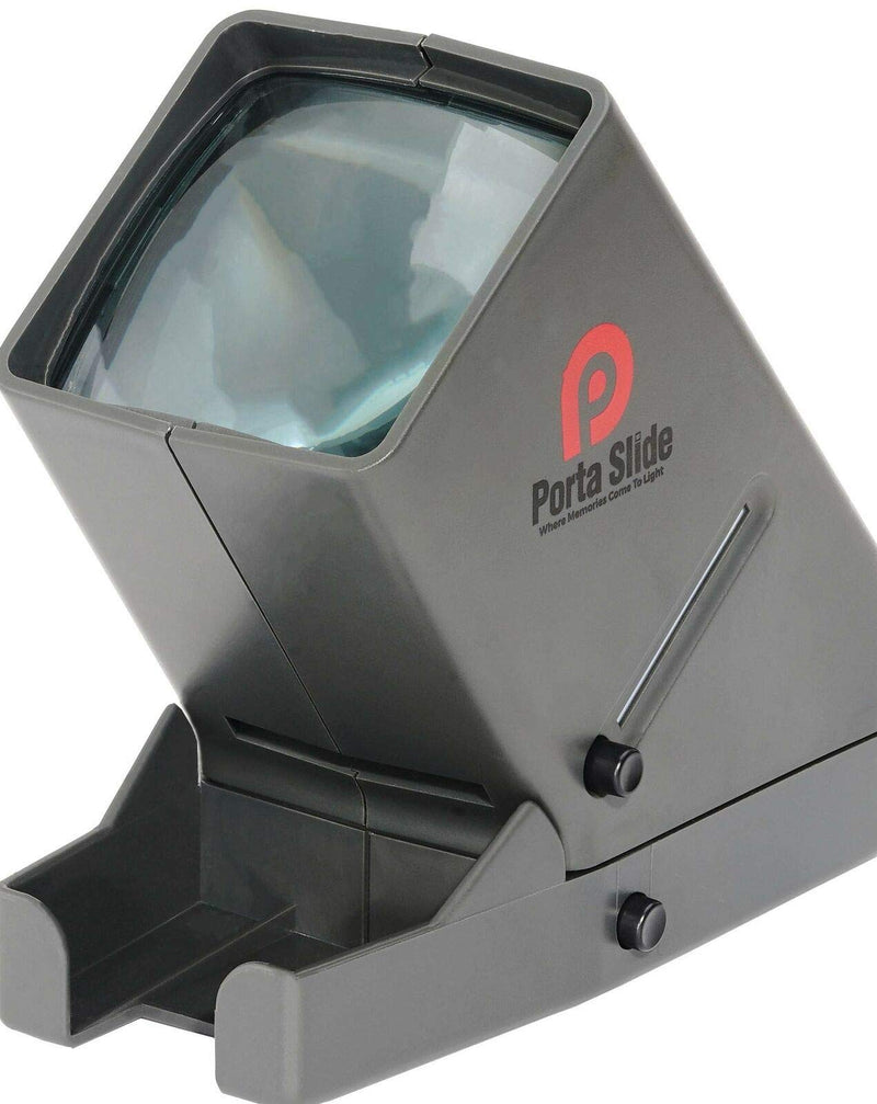 PS-3 Slide Viewer, View 2x2 in. Slides, 35mm Film Strips & Negatives, LED Viewing light, 4 in. Screen, 3x Magnification w/Cleaning Cloth, USB Power Cable included