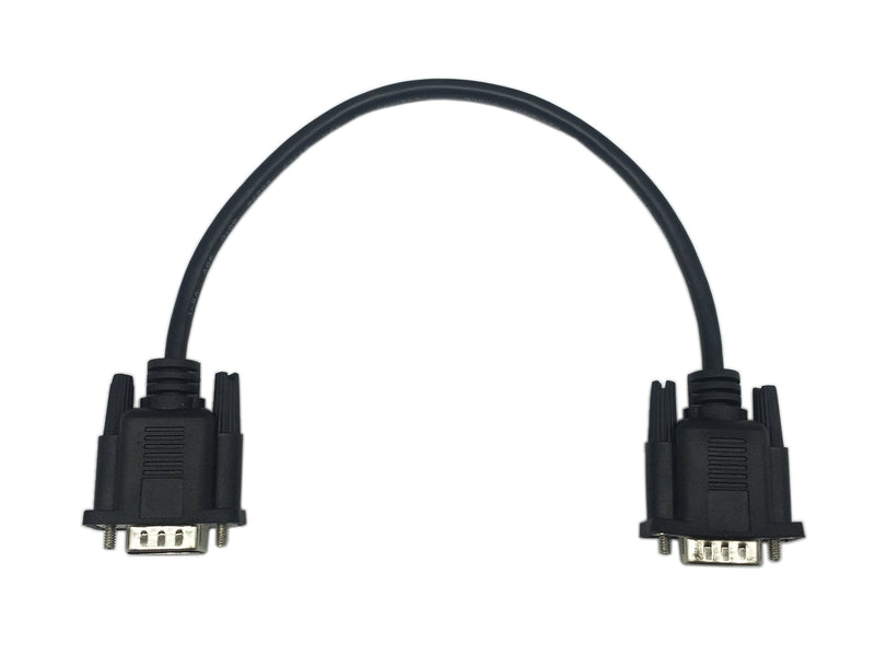 CERRXIAN 1ft VGA SVGA 15 Pin HD15 Male to Male Adapter Video Monitor Cable for PC Laptop TV Porjector(mm)