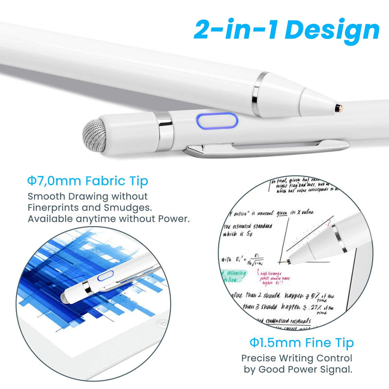 Stylus for Samsung Galaxy S20, S20+, EDIVIA Digital Pencil with 1.5mm Ultra Fine Tip Pencil for Samsung Galaxy S20, S20+ Stylus, White
