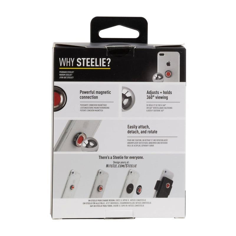 Nite Ize Steelie Squeeze Clamp - Universal Dashboard Mount for Hands-Free Use - Easy-Squeeze Levers - Continuous Force Springs - 360-Degree Rotation Magnetic Holder - Compatible with Wireless Chargers Phone Holder